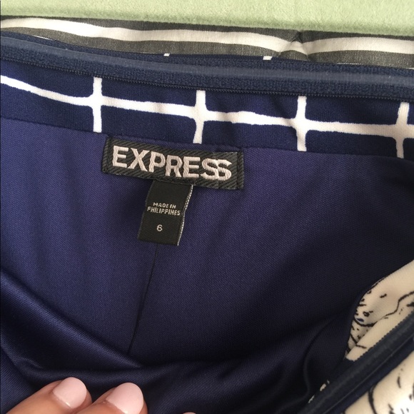 Blue Dress BRAND NEW from Express - Picture 5 of 6